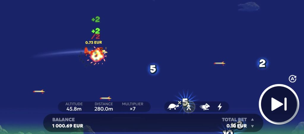 Aviamasters 2 — ракеты в небе рядом с самолётом